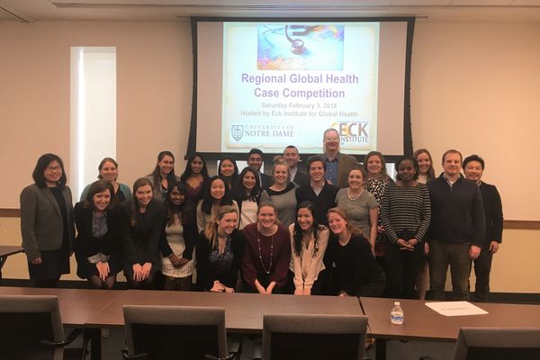 Eck Institute for Global Health hosts inaugural regional global health case competition